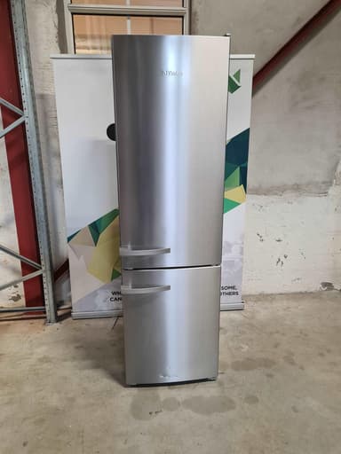 Miele KFN 12923 kombiskap 201cm stål - brukt