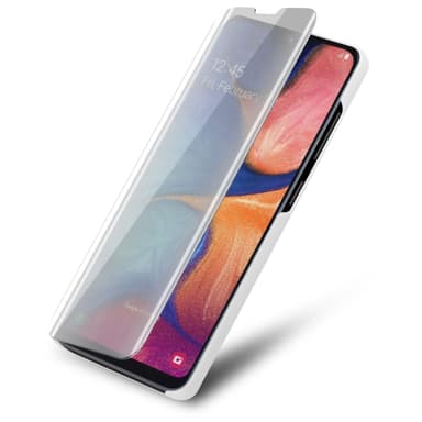 Samsung Galaxy A10e / A20e lommebokdeksel etui (sølv)