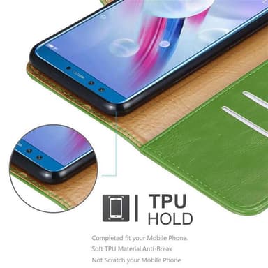 Honor 9 LITE lommebokdeksel etui (grønn)
