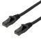 High Flexible U/UTP Cat.6 patch cable, 24AWG, TPE, 1m, black