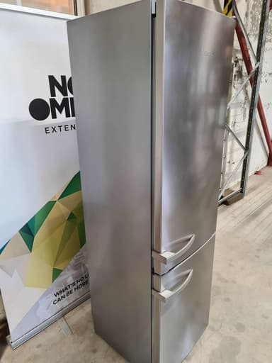 Miele KFN 12923 kombiskap 201cm stål - brukt