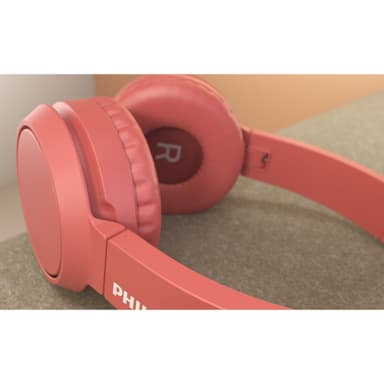 On-ear Bluetooth-hodetelefoner Rød