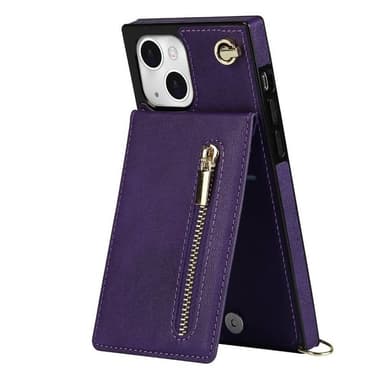 Zipper halskjede deksel Apple iPhone 15 - Lilla