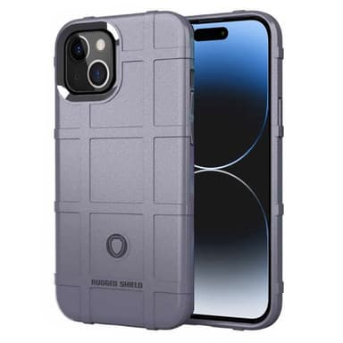 Rugged Shield deksel Apple iPhone 15 Plus - Grå