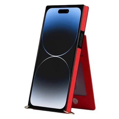 Zipper halskjede deksel Apple iPhone 15 - Rød