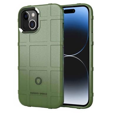 Rugged Shield deksel Apple iPhone 15 Plus - Grønn