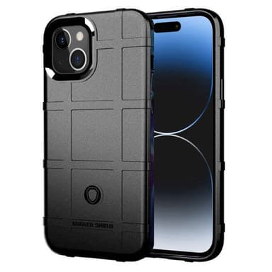 Rugged Shield deksel Apple iPhone 15 - Svart