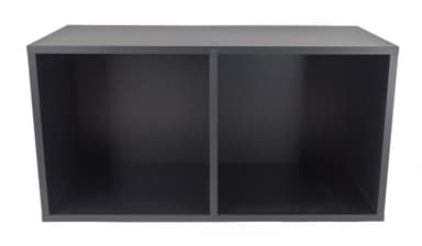 Studio 57 lagringshylle for vinylplater (dobbel, svart)