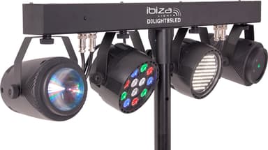 Ibiza LED Lysbar Moonflower + Laser og Strobe