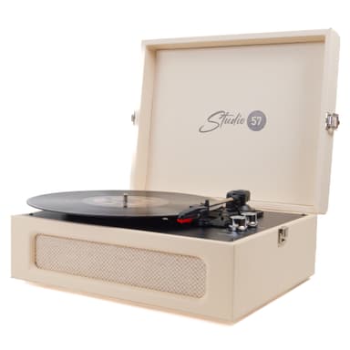 Studio 57 Groovy platespiller (hvit)