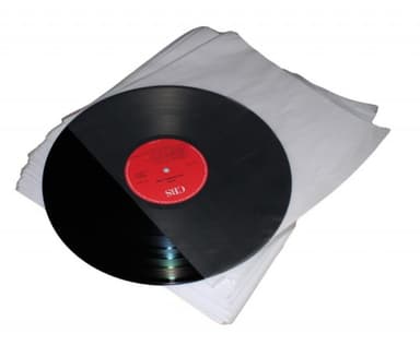 Plastlommer til LP plater (50 stk)