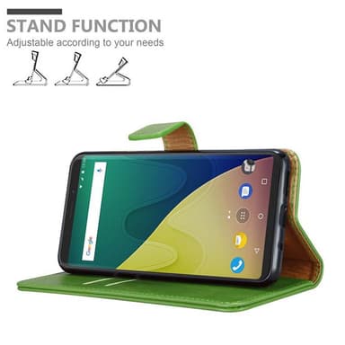 WIKO VIEW XL lommebokdeksel etui (grønn)