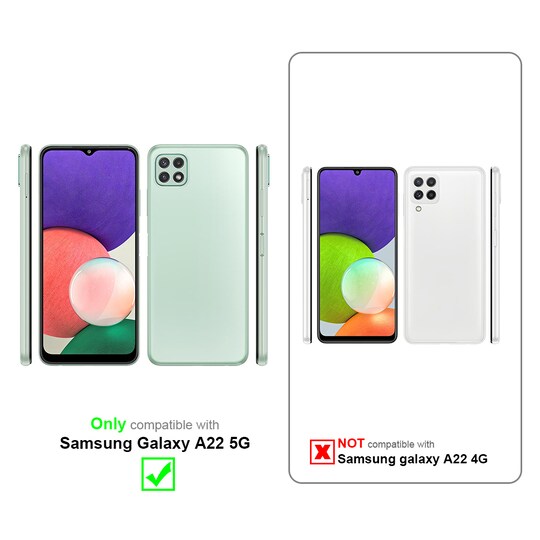 Samsung Galaxy A22 5G silikondeksel cover (rosa)