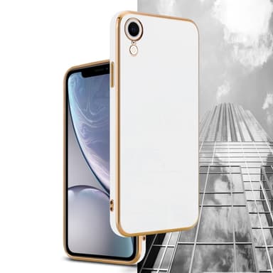 iPhone XR silikondeksel case (hvit)