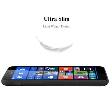 Nokia Lumia 640 XL Hardt Deksel Cover (svart)