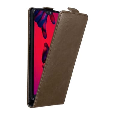 Huawei P20 PRO / P20 PLUS deksel flip cover (brun)