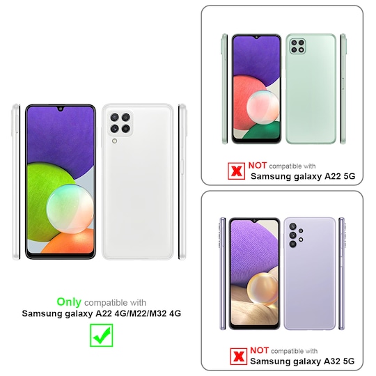 Samsung Galaxy A22 4G / M22 / M32 4G Deksel Case Cover