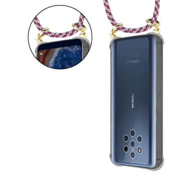 Nokia 2 2017 Deksel med Halskjede (rød)