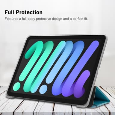 iPad MINI 6 (8.3 Toll) lommebokdeksel cover (grønn)