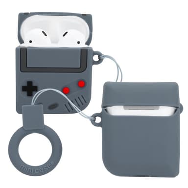 TPU AirPod etui Veske (grå)