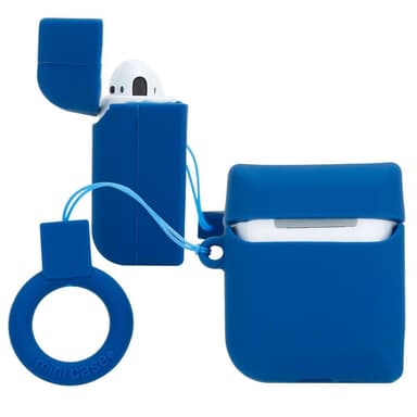TPU AirPod etui Veske (blå)