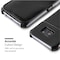 Samsung Galaxy S7 EDGE lommebokdeksel case (svart)