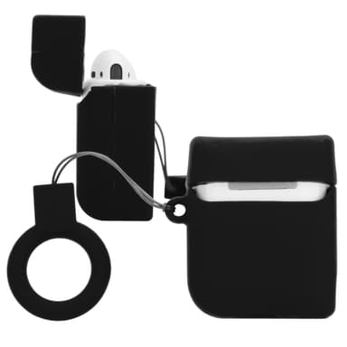 TPU AirPod etui Veske (svart)
