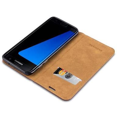 Samsung Galaxy S7 EDGE lommebokdeksel case (lilla)