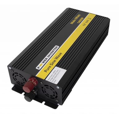 POWER Inverter 12V 1400W Ren Sinus - m/fjernkontroll