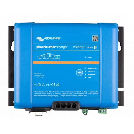 VICTRON Phoenix Smart IP43 Batterilader 24V 16A 3-kanaler
