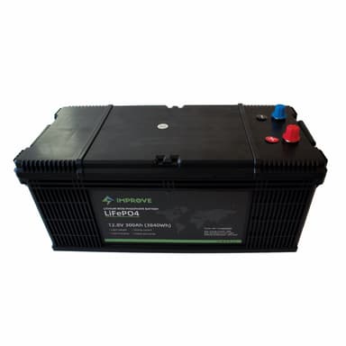 IMPROVE Lithium Batteri 12V 300Ah (LiFePO4) BMS 200A