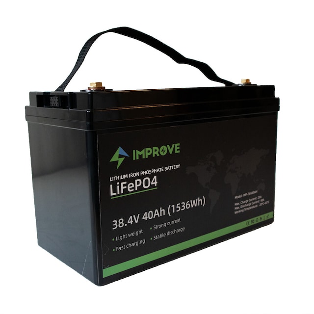 IMPROVE Lithium Batteri 36V 40Ah (LiFePO4) BMS 40A