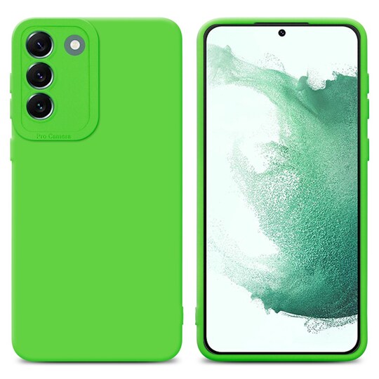 Samsung Galaxy S22 PLUS silikondeksel case (grønn)