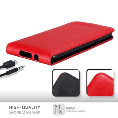 Samsung Galaxy J5 2016 deksel flip cover (rød)