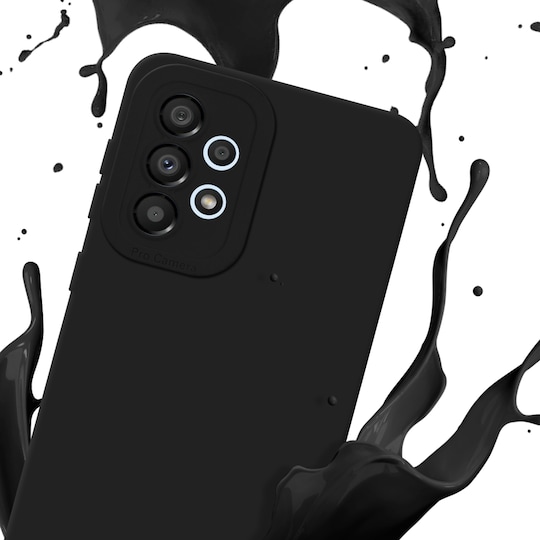 Samsung Galaxy A33 5G silikondeksel case (svart)