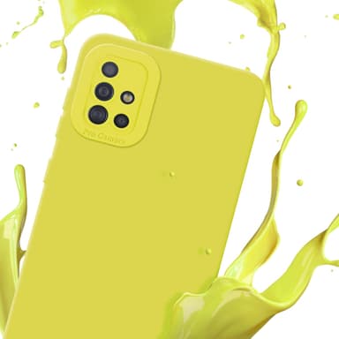 Samsung Galaxy A51 4G / M40s silikondeksel case (gul)