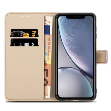 iPhone XR lommebokdeksel etui (lilla)