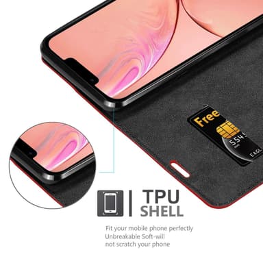 iPhone 13 lommebokdeksel case (rød)