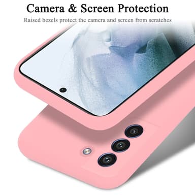 Samsung Galaxy S21 FE silikondeksel case (rosa)