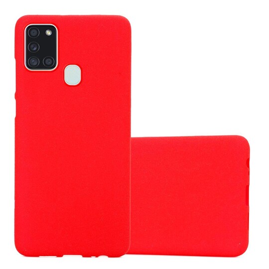 Samsung Galaxy A21s silikondeksel case (rød)