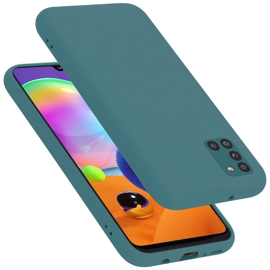 Samsung Galaxy A31 silikondeksel case (grønn)