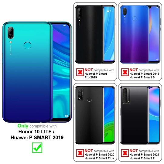 Honor 10 LITE / Huawei P SMART 2019 deksel ultra slim