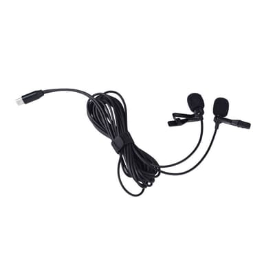 Renton Dobbelt knapphullsmikrofon (USB-C)