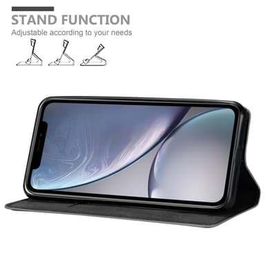 iPhone XR lommebokdeksel case (grå)