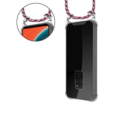 Huawei MATE 20 Deksel med Halskjede (rød)