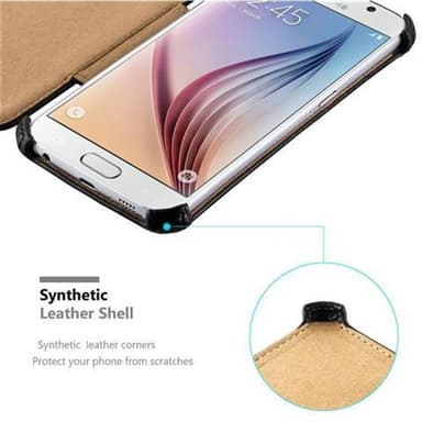 Samsung Galaxy S6 lommebokdeksel case (svart)