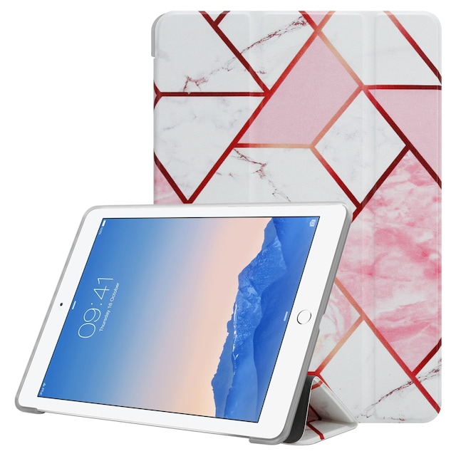 iPad 2 / 3 / 4 lommebokdeksel cover (hvit)