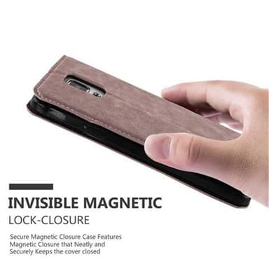Samsung Galaxy NOTE 4 lommebokdeksel case (brun)