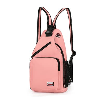 Multifunksjonell crossbody bag ryggsekk Rosa