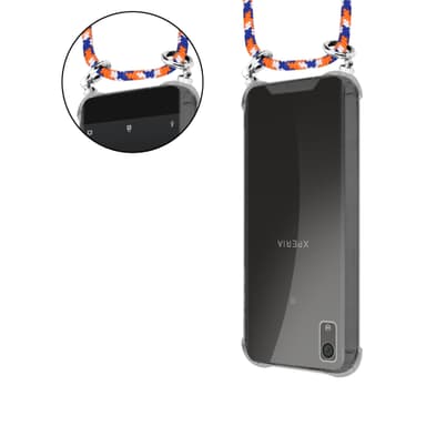 Sony Xperia XA1 PLUS Deksel med Halskjede (blå)